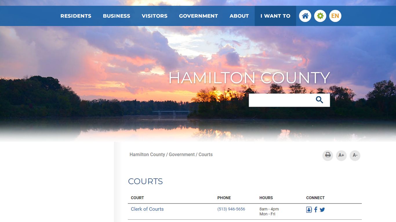 Courts - Hamilton County, Ohio